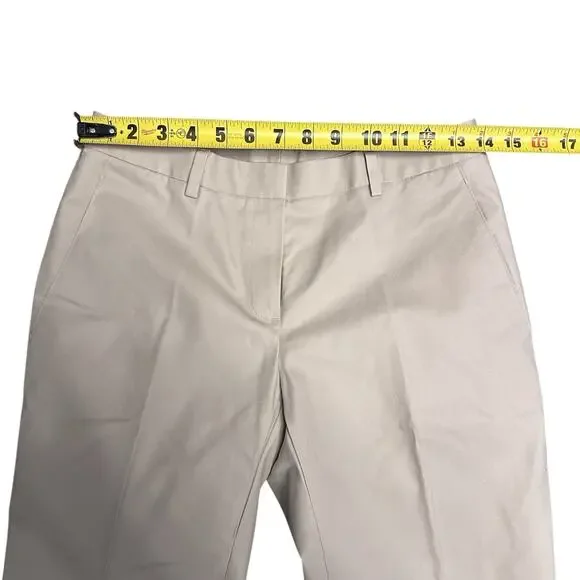 Brooks Brothers Womens Pants Advantage Chino Beige Khaki Size 2 W28 31L - Picture 2 of 9